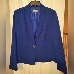 KASPER Royal Blue Purple Suit Jacket size 6